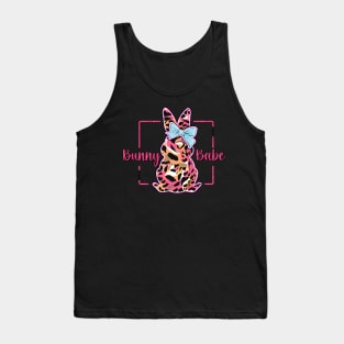 abstract pink bunny babe Tank Top